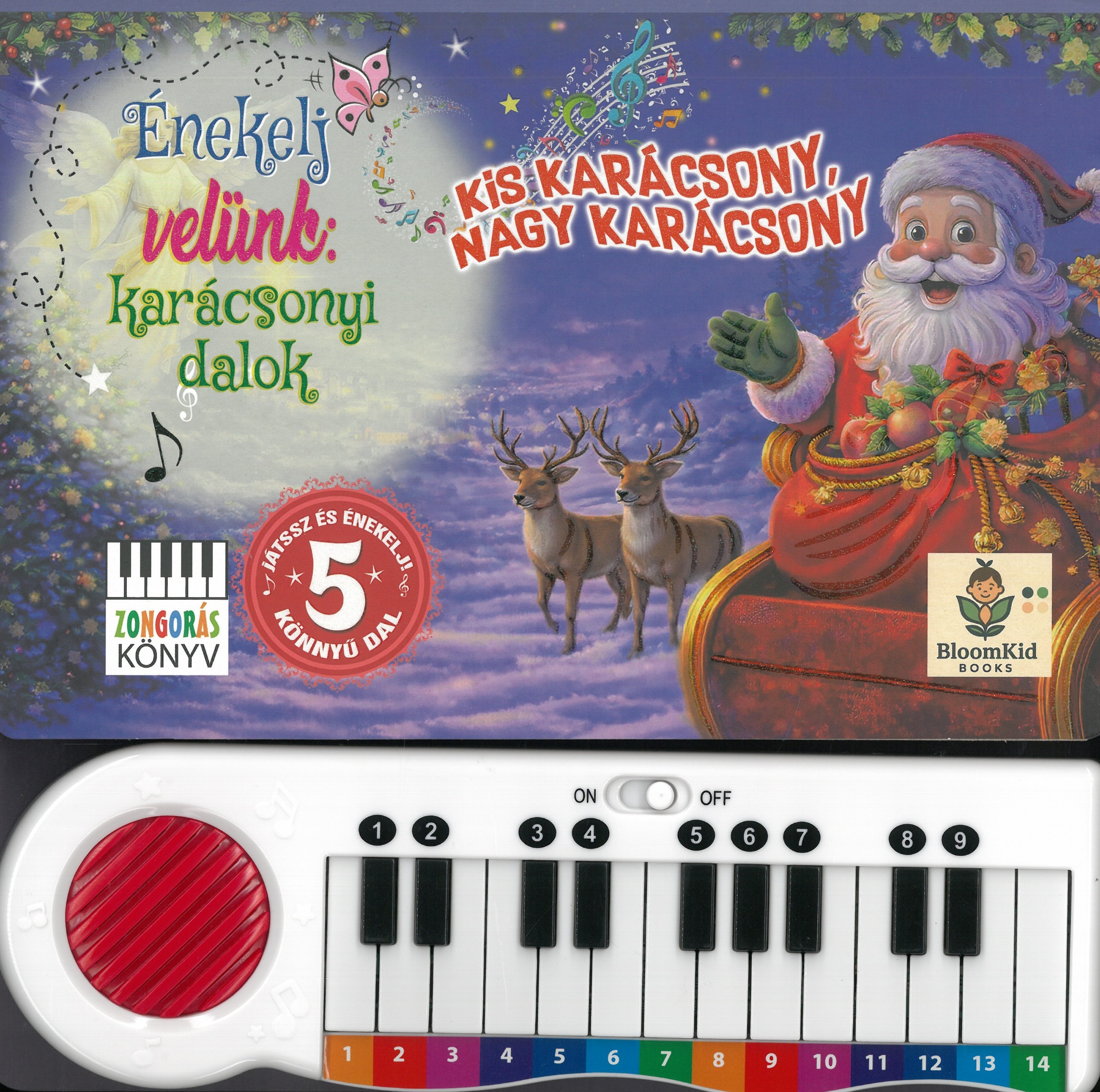 Énekelj velünk  - Karácsonyi dalok - Zongorás könyv