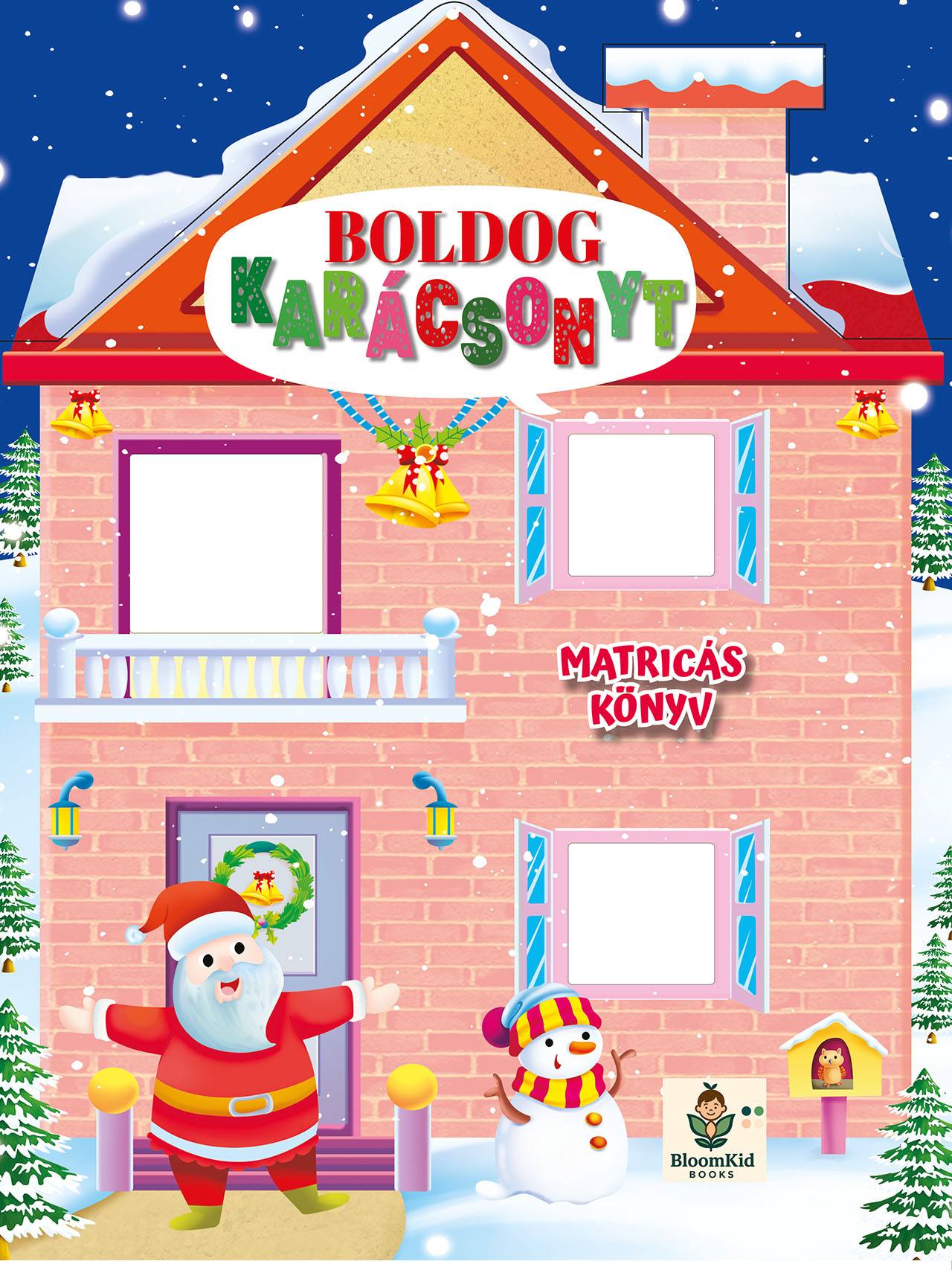 Boldog karácsonyt! Matricás könyv