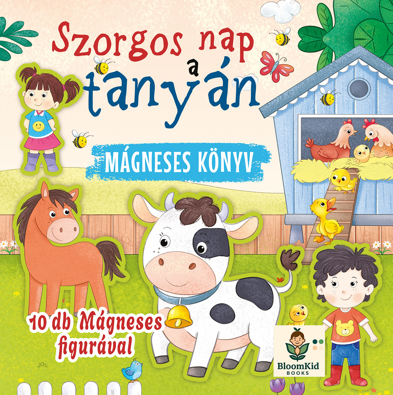 Szorgos nap a tanyán - Mágneses könyv