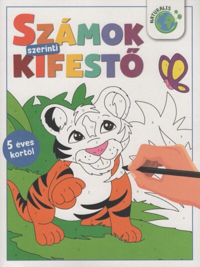 Számok szerinti kifestő - 5 éves kortól