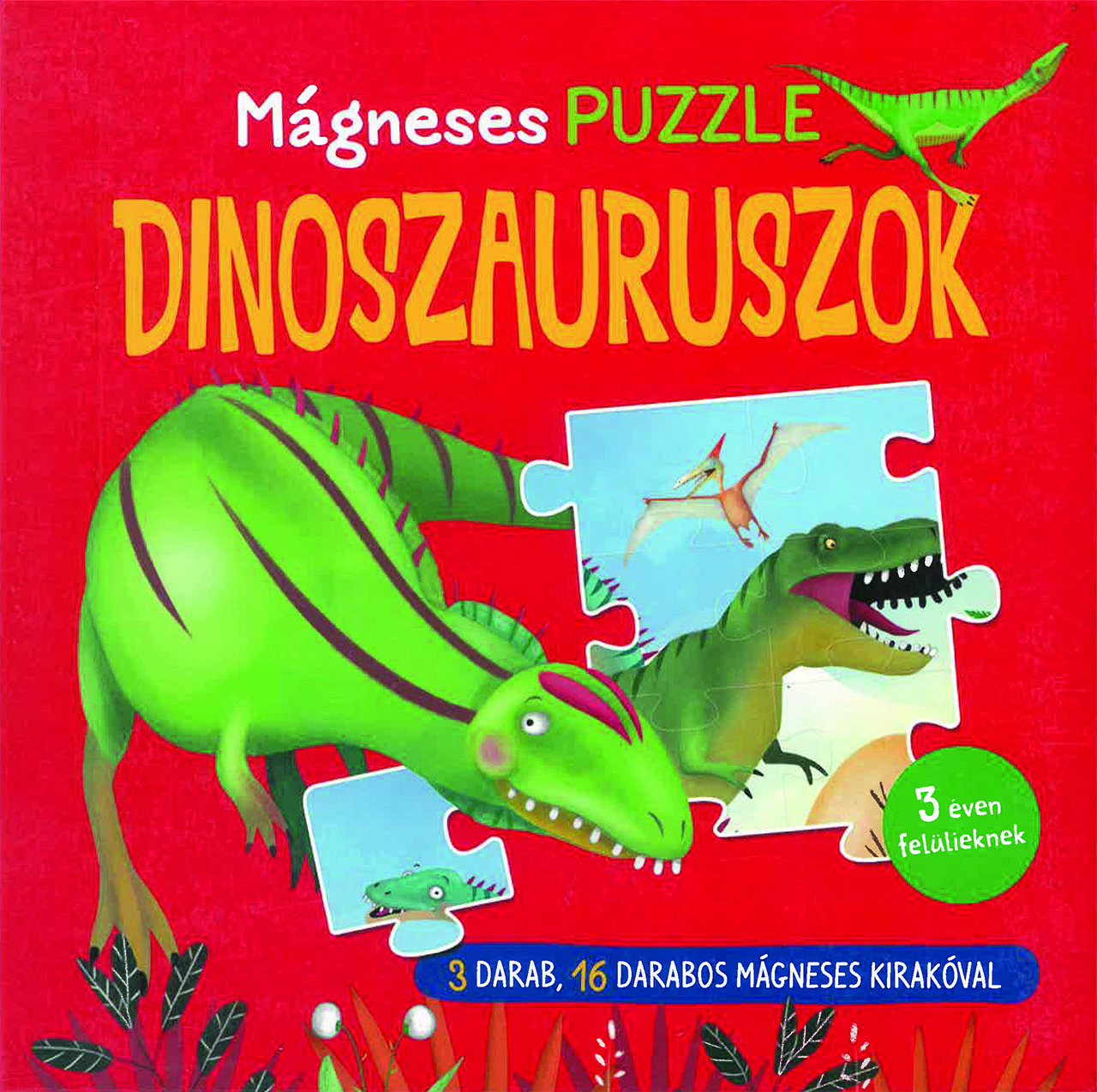 Mágneses puzzle - Dinoszauruszok